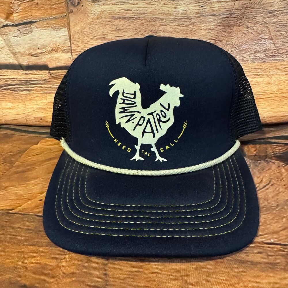 Howler Bros Dawn Patrol Rooster Trucker Hat Men's Adjustable Navy Mesh